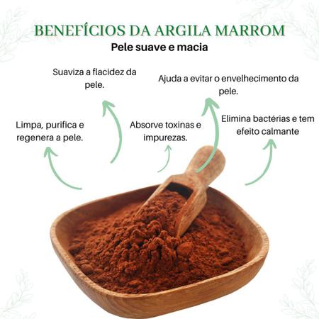 Imagem de Sabonete Artesanal Rejuvenescedor Com Argila Marrom 110g Kit C/3