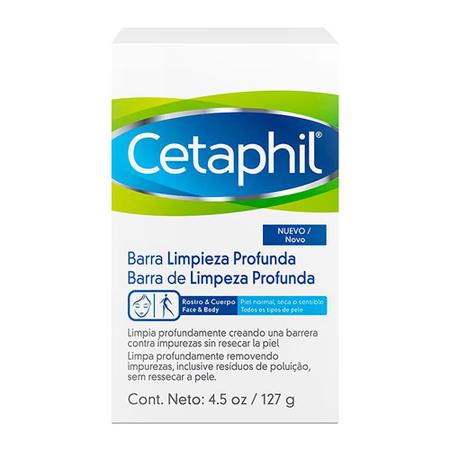 Imagem de Sabonete Barra Limpeza Profunda Rosto E Corpo Cetaphil 127g