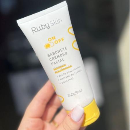 Imagem de Sabonete Cremoso Facial Limpeza Equilibrada On Off Ruby Skin