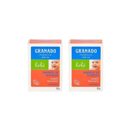 Imagem de Sabonete Granado Baby 90G Glicerina Calendula - Kit C/2Un