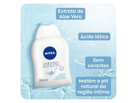 Sabonete Íntimo Nivea Fresh Comfort - 250ml - Sabonete Íntimo