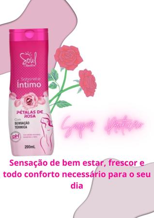 Imagem de Sabonete intimo pétalas de rosa 200ml soul cosméticos