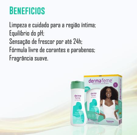 Sabonete Liquido Dermafeme Fresh Kit com 2 Frascos de 200ml - Cimed - Sabonete  Íntimo - Magazine Luiza