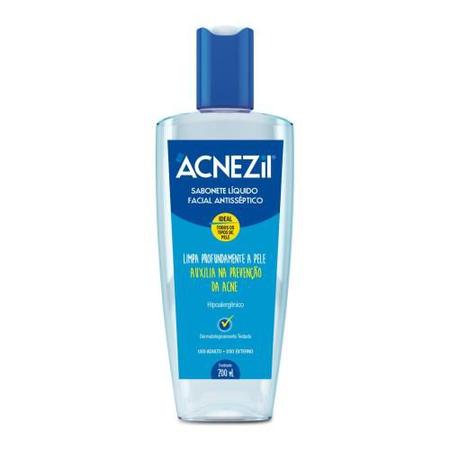 Sabonete Liquído Facial Acnezil 200ml - Cimed Imagem de Sabonete Liquído Facial Acnezil 200ml - Cimed