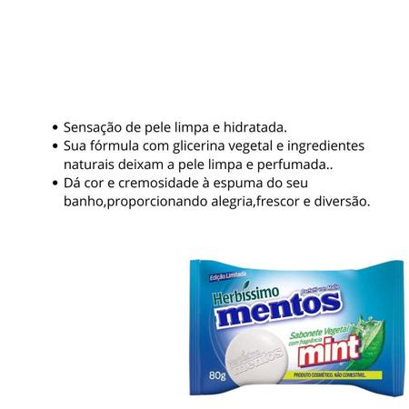 Imagem de Sabonete Vegetal Herbissimo Mentos Mint 80G