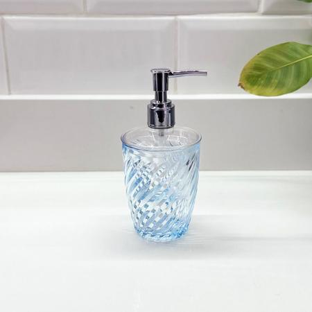 Imagem de Saboneteira pia lavabo dispenser sabonete sabão líquido porta escova pasta dental banheiro Plasútil