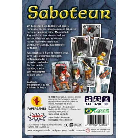 Saboteur  PaperGames