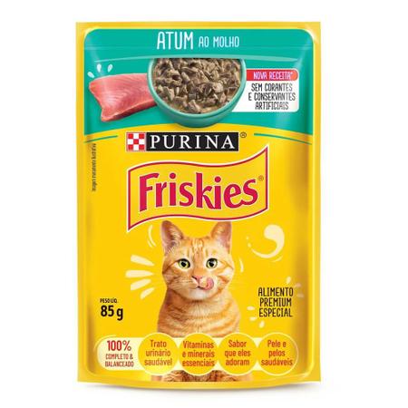 Imagem de Sachê Friskies Atum ao Molho Purina 85g