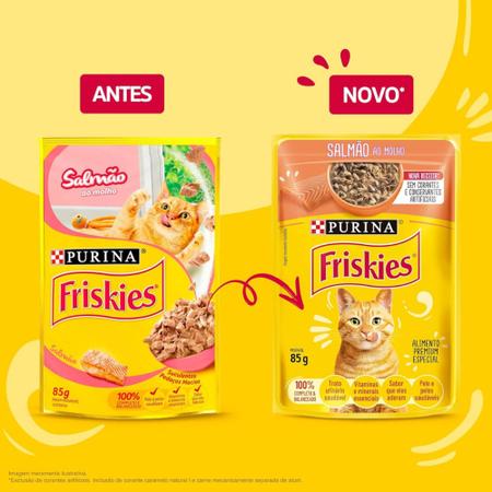 Imagem de Sachê Friskies Purina 85g - Ração Úmida Para Gatos