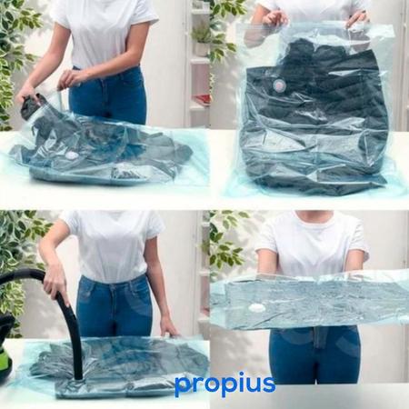 Saco À Vacuo Roupas Armenamento Embalagem Plástico Bag - Fullcommerce Imagem de Saco À Vacuo Roupas Armenamento Embalagem Plástico Bag