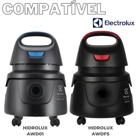 Imagem de Saco Aspirador De Pó Electrolux Descartável Hidrolux AWD01 Refil Compatível Eletrolux  kit 03 peça