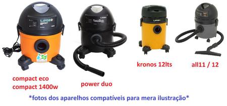 Imagem de Saco Aspirador Po Lavor Compact 1400w, All11 Kit 3unid.