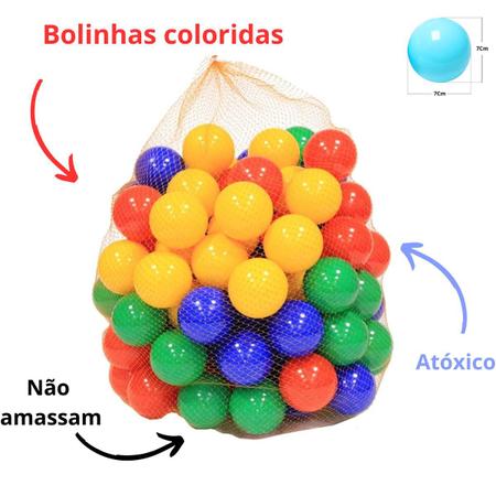 Saco de 600 bolas coloridas para piscinas