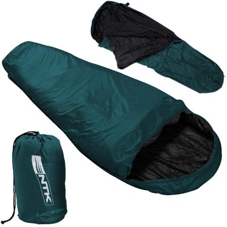 Imagem de Saco de Dormir Camping Acampamento 5 C a 8 C Micron Azul  Nautika 