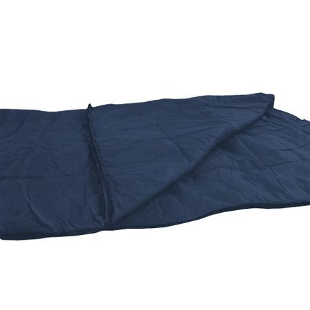 Imagem de Saco de Dormir Camping + Colchonete Solteiro Estampado Azul  F.a. Colchoes 