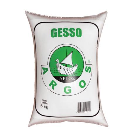 Imagem de  Saco De Gesso Em Pó Branco Secagem Rápida 5kg Argos