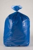 Imagem de Saco De Lixo 100 Litros Colorido Azul Com 100Un
