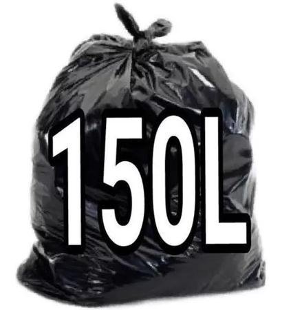 Imagem de Saco de lixo 150l resistente preto 100un