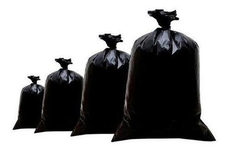 Imagem de Saco De Lixo 50 Litros Reforçado Com 100 Unidades Preto