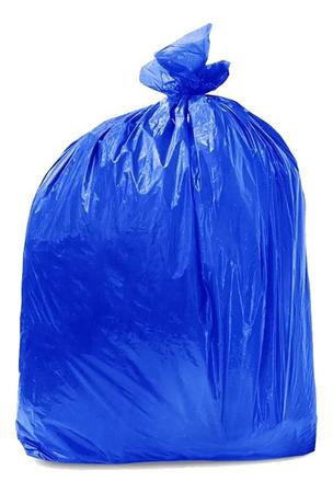 Imagem de Saco De Lixo Azul 40l Pacote Com 100 Kit 10