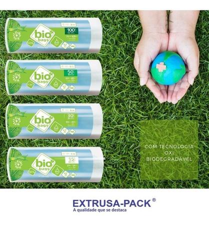 Imagem de Saco De Lixo Biodegradavel - Verde - 30l - 60unid Biobags 