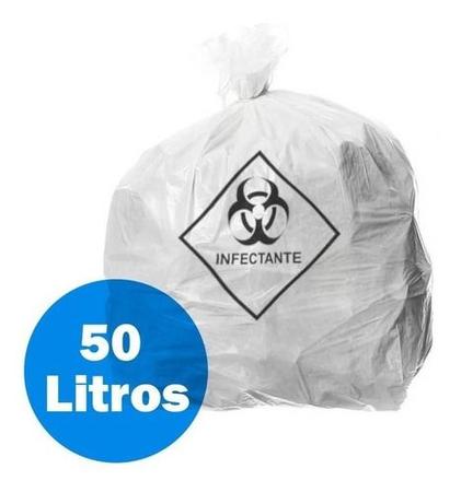 Imagem de Saco De Lixo Infectante 50 Litros Reforçado - 100 Unidades