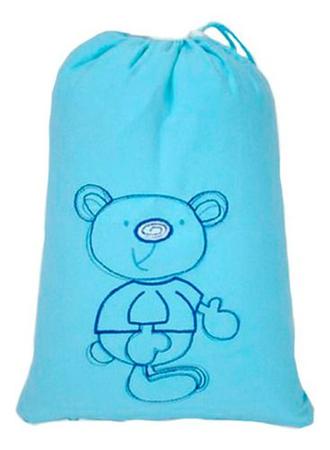 Imagem de Saco De Roupa De Bebê Suja E Limpa Impermeável Urso Passeio Bebes Praticidade Organização
