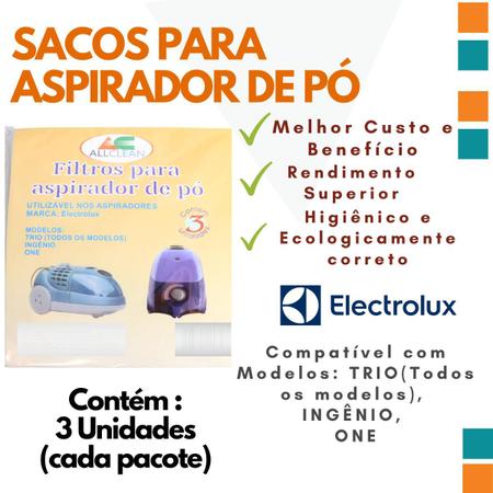 Imagem de Saco Descartavel Electrolux ONE 6 unid Limpeza Diaria