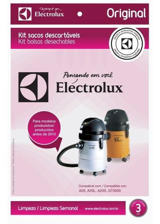 Imagem de Saco Descartável Para Aspirador Electrolux Gt30n Kit C/3 Un.