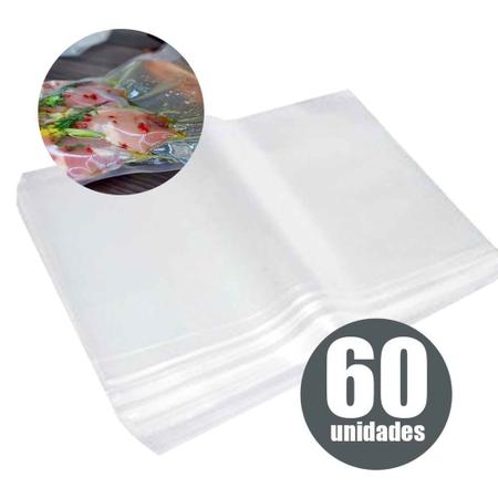 Saco Embalagem Seladora a Vacuo 60 Un. Saquinho Selagem - ABMIDIA Imagem de Saco Embalagem Seladora a Vacuo 60 Un. Saquinho Selagem