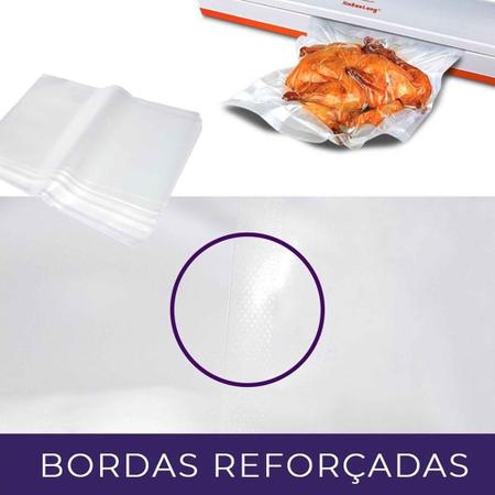 Saco Embalagem Seladora a Vacuo 60 Un. Saquinho Selagem - ABMIDIA Imagem de Saco Embalagem Seladora a Vacuo 60 Un. Saquinho Selagem