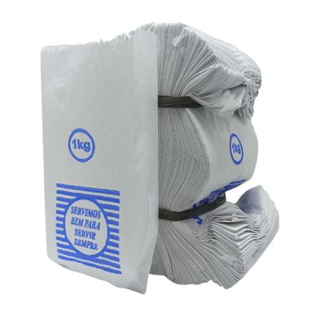 Imagem de Saco Papel Kraft Branco 40G Pc C/500 Tamanho: 1 Kg