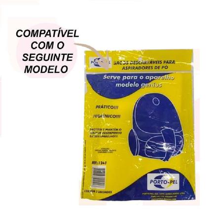 Imagem de Saco Para Aspirador Eletrolux Genius C/03 Unidades