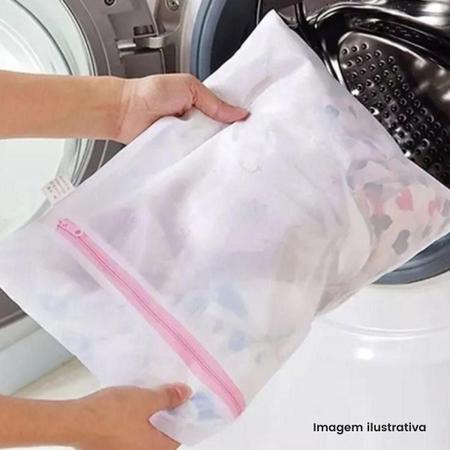 Imagem de  Saco para lavar roupas delicadas 35 x 30cm em Poliéster