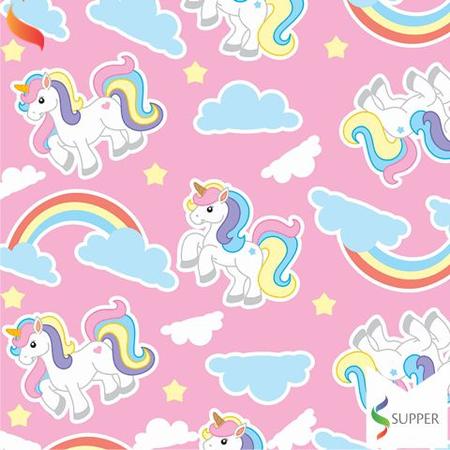 Imagem de SACO PARA LEMBRANCINHA ESTAMPADO UNICORNIO 0,13X 0,25 m