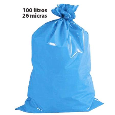 Imagem de Saco para Lixo 100L AZUL 26 Micras IZY ROLL ALTAPLAST 25UN