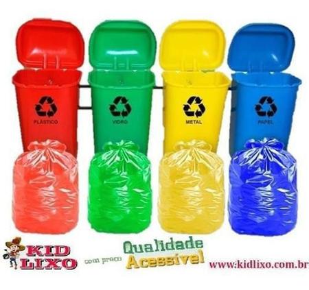 Imagem de Saco Para Lixo 40 Litros (400 Unds) Coleta Seletiva
