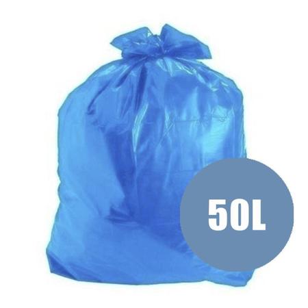Imagem de Saco para lixo 50l azul rolo c/30 - EMBALIXO