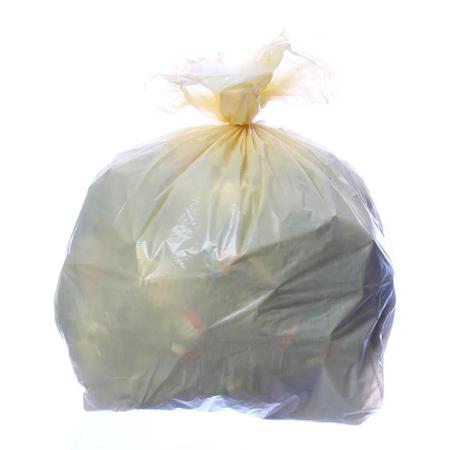 Imagem de Saco para Lixo com Capacidade de 20 Litros Amarelo com 100 Unidades Itaquiti