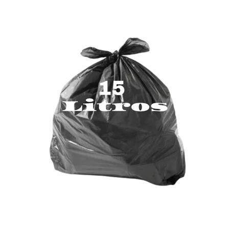 Imagem de Saco Para Lixo Reforçado 5 Pacotes  15 30 50 100 200 Litros