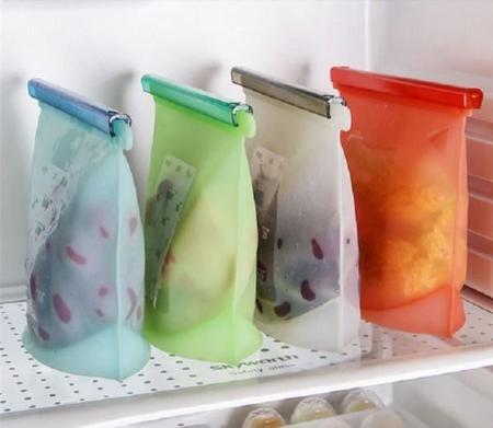 Imagem de Saco Plastico com Lacre para Alimentos 1000ml