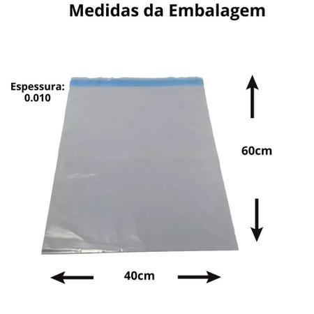 Imagem de Saco Plástico Envelope Segurança Sedex Correio 30X40 250 Und