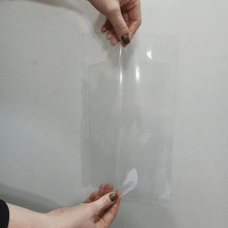 Imagem de Saco plástico transparente brilhoso para embalagem tamanhos diversos Poli celofane PP