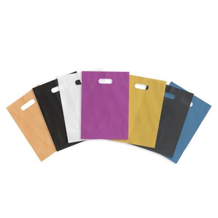 Sacola Plástica Boca De Palhaço Reta ul 40X50 100 Unidades - Envelopes Express Imagem de Sacola Plástica Boca De Palhaço Reta ul 40X50 100 Unidades