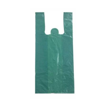 Imagem de Sacola Plástica Reciclada Verde 70cmX90cm Fardo com 5kg