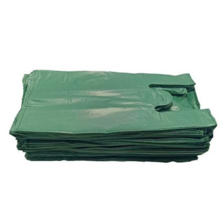 Imagem de Sacola Plástica Reciclada Verde 70cmX90cm Fardo com 5kg
