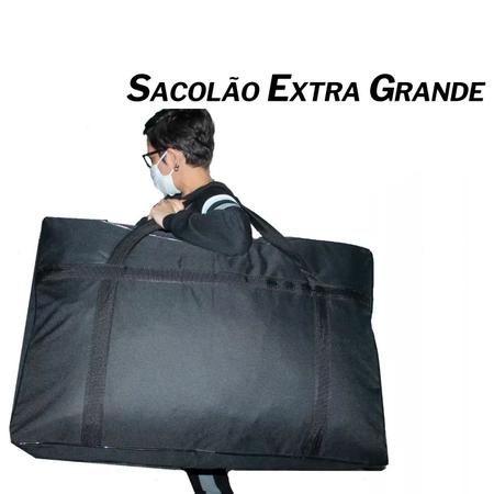 Imagem de Sacolão/bolsa/sacola Extra Gg Para Viagens E Mudanças Cod 5994