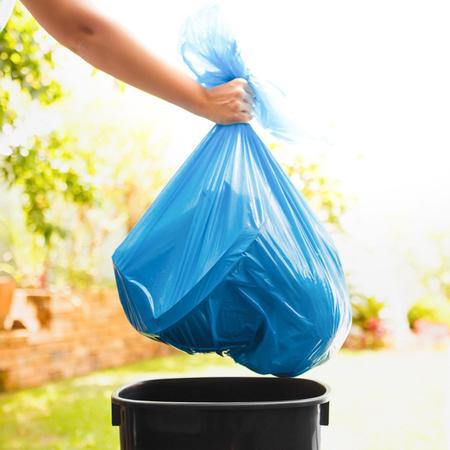 Imagem de Sacos Para Lixo Resistente Reforçado EsfreBom 50 Litros Azul