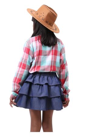 Saia jeans 2025 infantil country