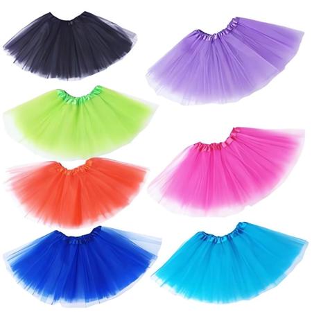 Saia De Tule Tutu Adulto 40cm Para Ballet Festa Halloween Carnaval